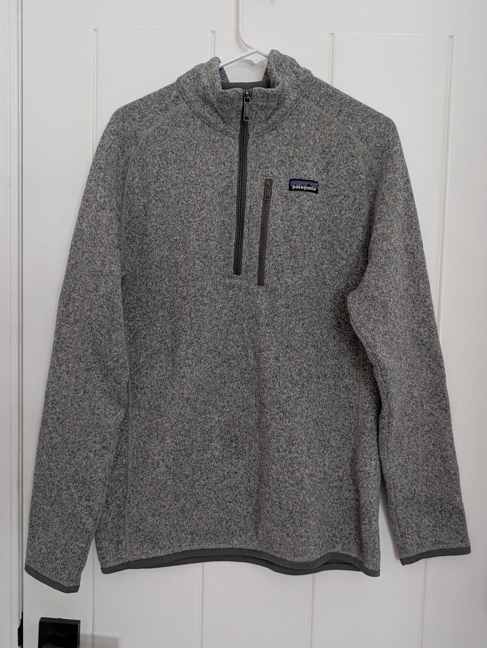 Patagonia Better Sweater Men’s M Gray Pullover 1/4 Zip